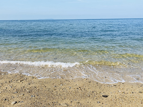 大浜透明な海
