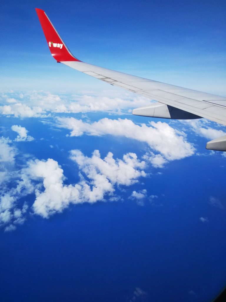 ティウェイ航空空の風景