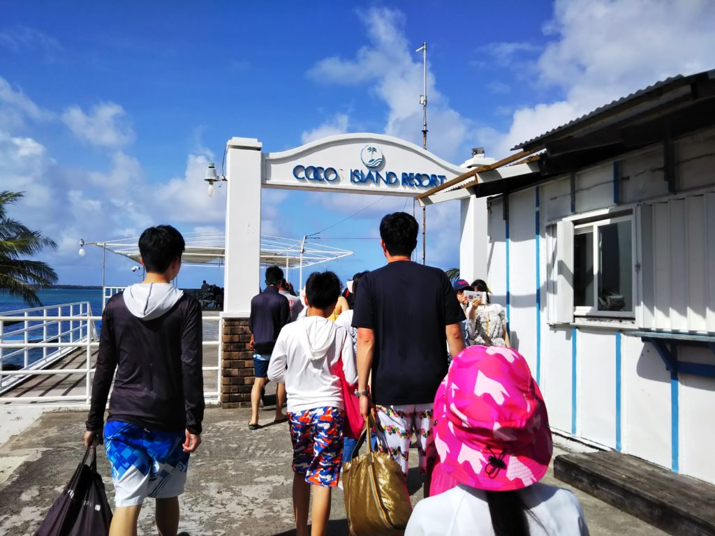 ココス島船着場