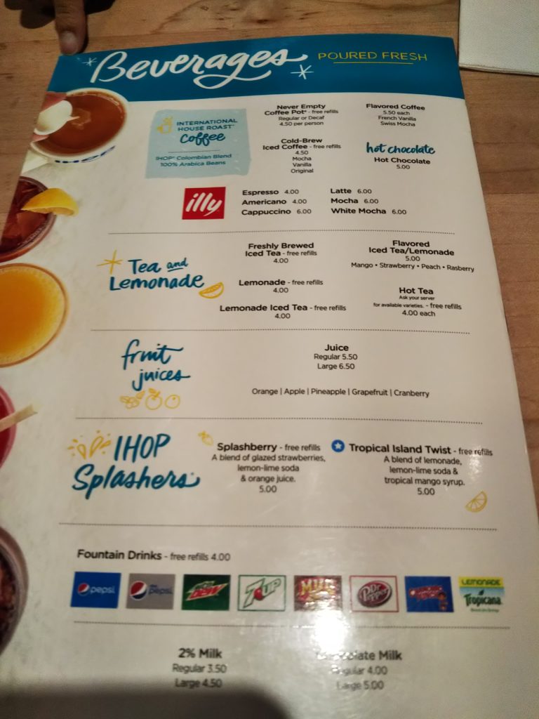 IHOPメニュー7