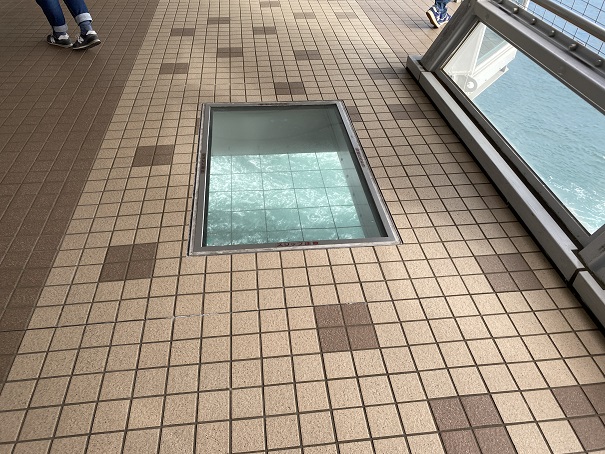 渦の道 大鳴門橋遊歩道透明ガラス