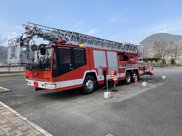 消防車の展示