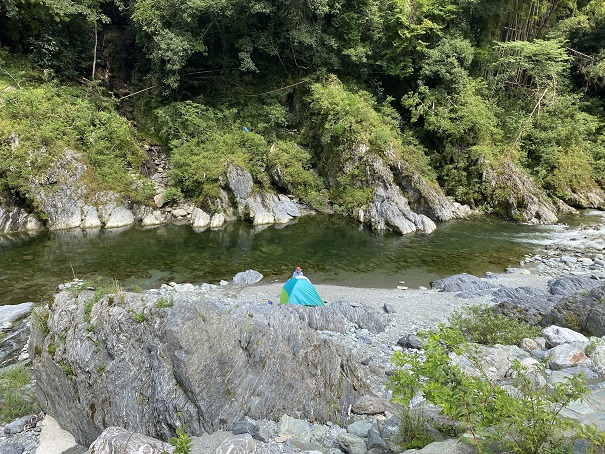 祖谷川テント