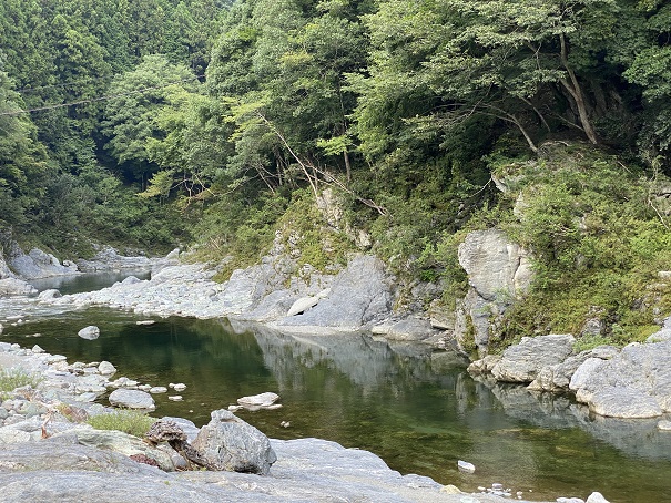 祖谷ふれあい公園祖谷川川遊び