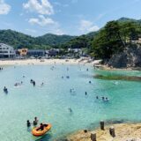 浦富海水浴場 透明度25ｍ 日本トップ5の海岸 シュノーケルと観光
