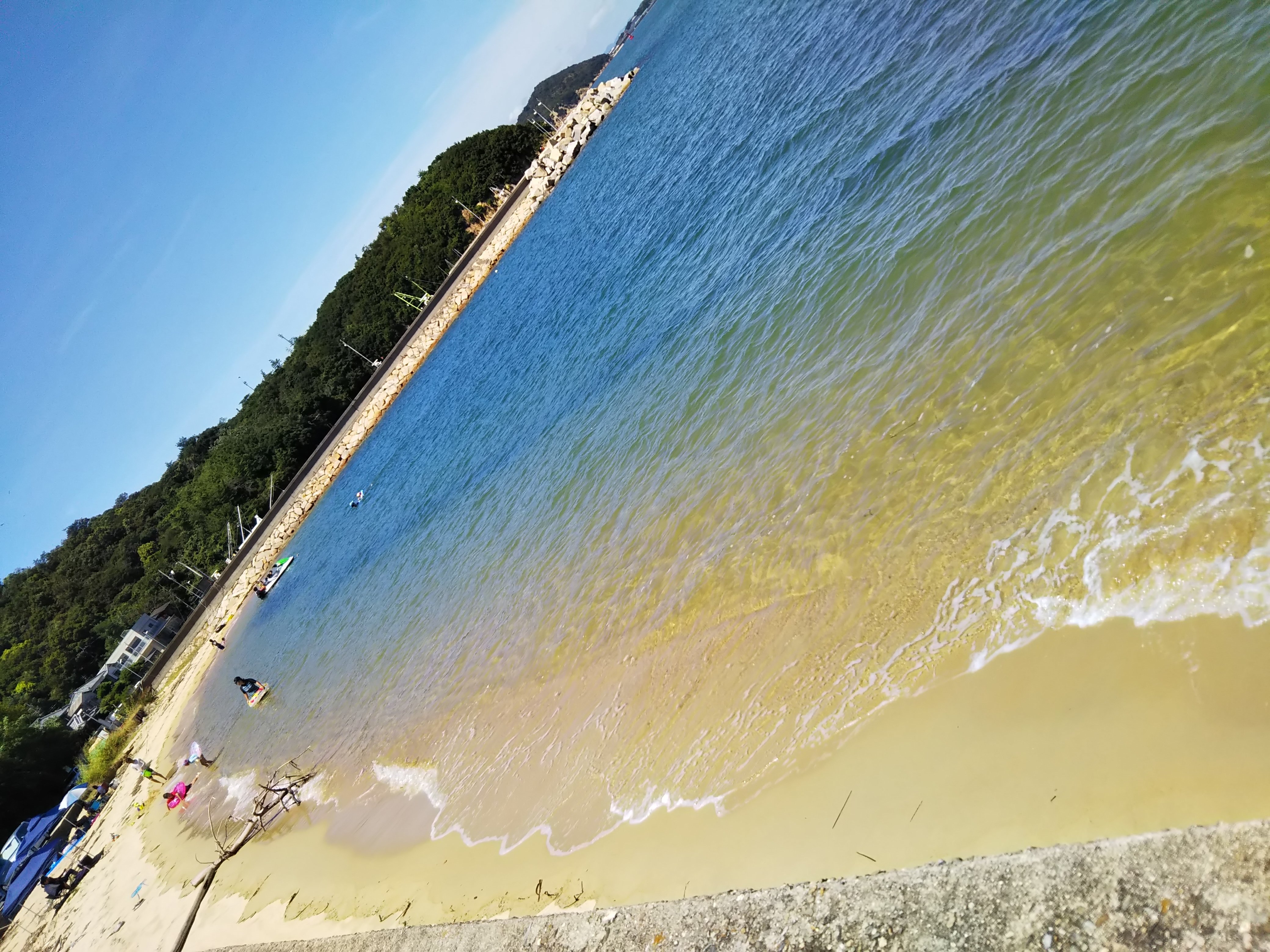 江の浜海水浴場ビーチ
