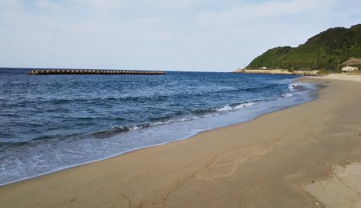 鳥取県　きれいな穴場の海水浴場　宇野海水浴場