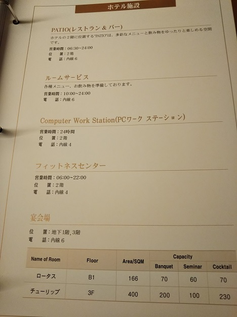 ベストウェスタンプレミアホテル国都メニュー営業時間