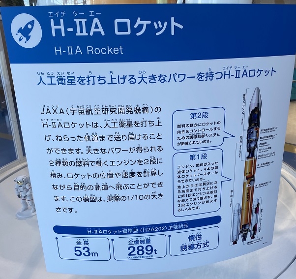 さぬきこどもの国　H-ⅡAロケット