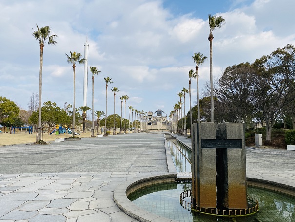 瀬戸大橋記念公園　水の回廊