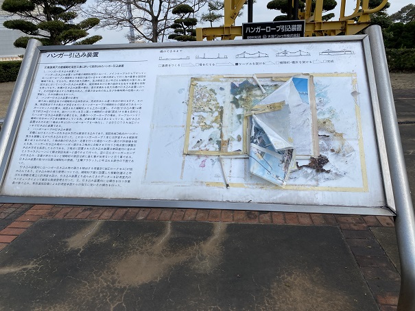 瀬戸大橋記念公園　ハンガーロープ引込装置説明