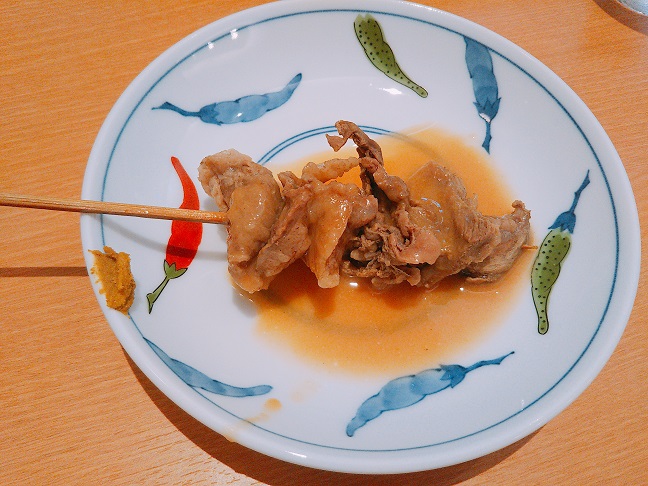 マルタツうどん三本松店おでん　牛すじ