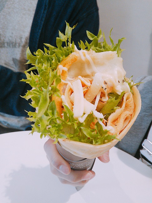 コムクレープ岡山　ベーコンチーズクーパー