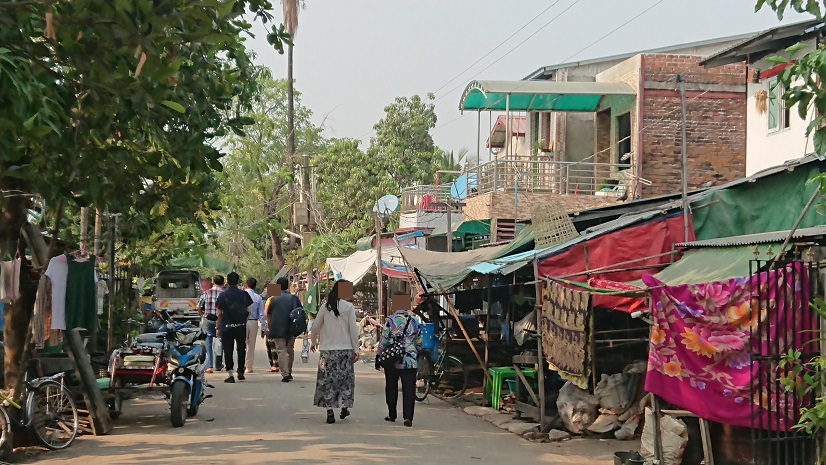 一般的なミャンマー人の生活環境