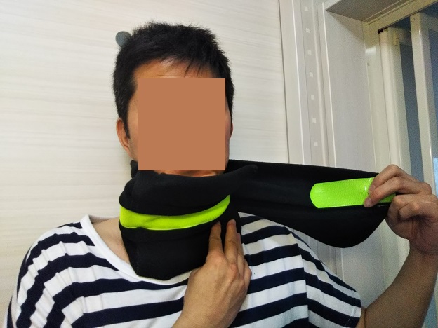 トラベルピローの使い方