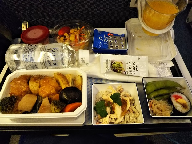 ANAの飛行機機内食