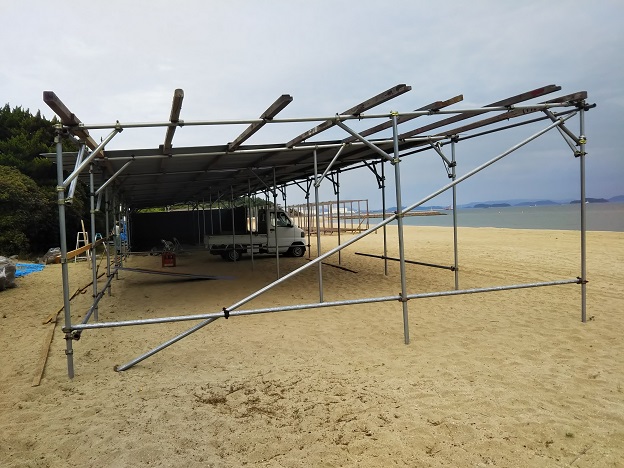 沙美海水浴場　海の家2