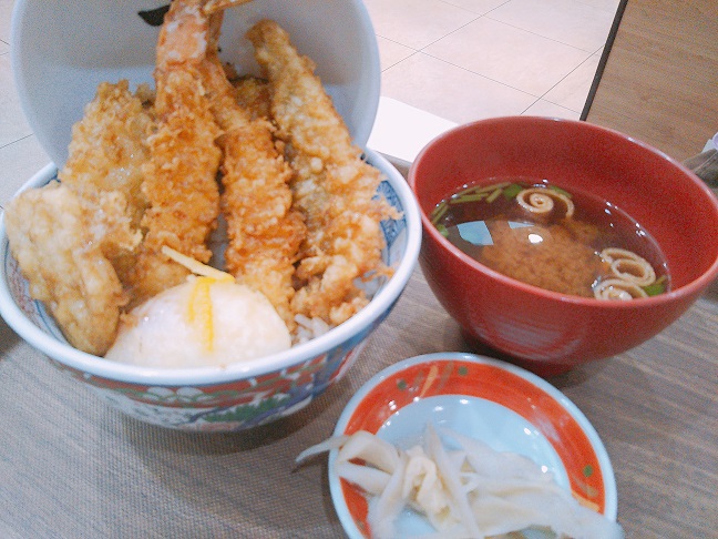 天ぷらえびのや　海老二本丼