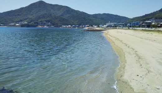 オリーブビーチ 青い海と白い砂浜小豆島最大の海水浴場 あははライフ