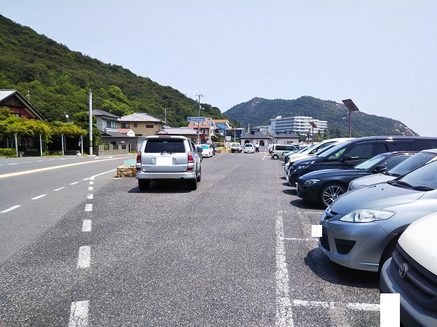 渋川海水浴場　駐車場