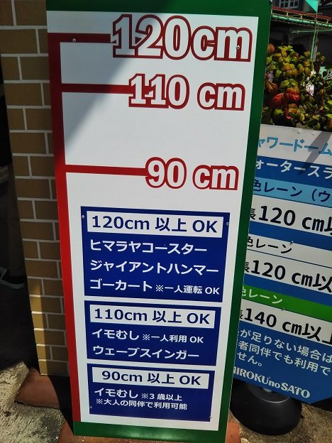 みろくの里　身長制限1