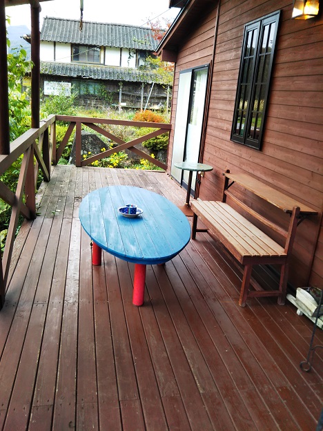 おこのみやきカフェ木の実　外の座席
