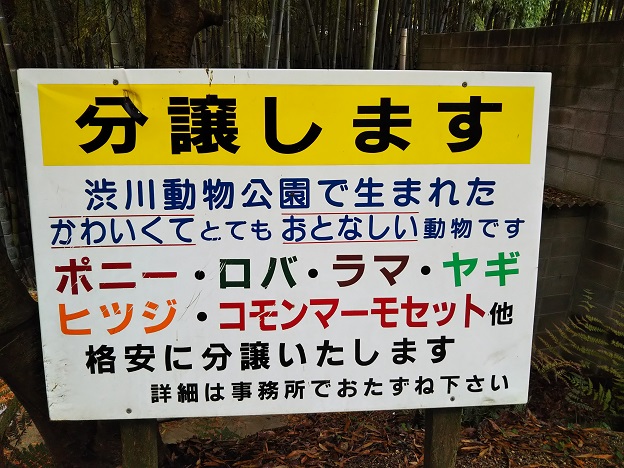 渋川動物公園　分譲