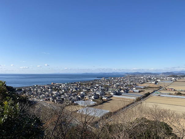 姫倉城下町眺めからの風景