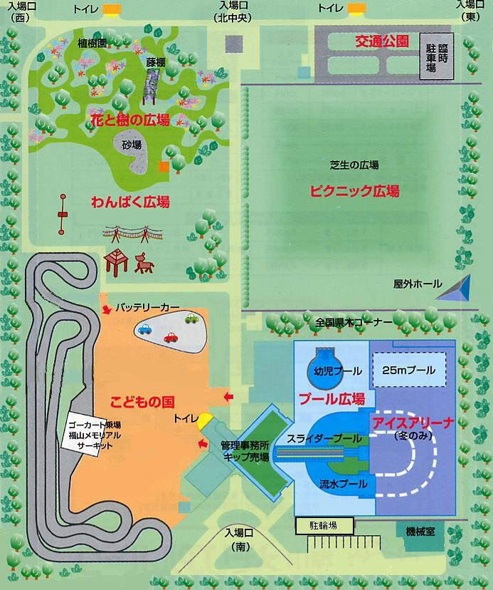 福山メモリアルパーク　案内図