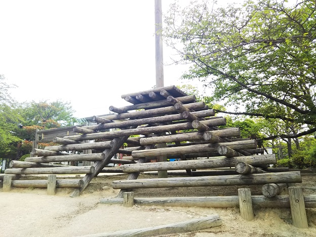 種松山公園西園地 冒険の森アスレチック 岡山県倉敷市 あははライフ