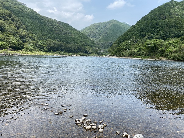 三島キャンプ場　四万十川