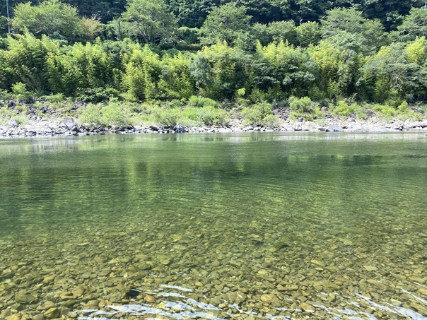 リバーパーク轟　川の水