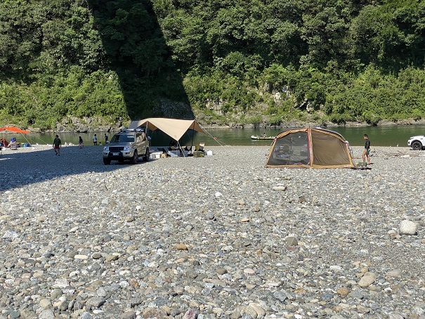 木村キャンプ場テント