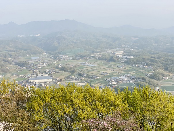 朝日山森林公園　展望台からの景色1