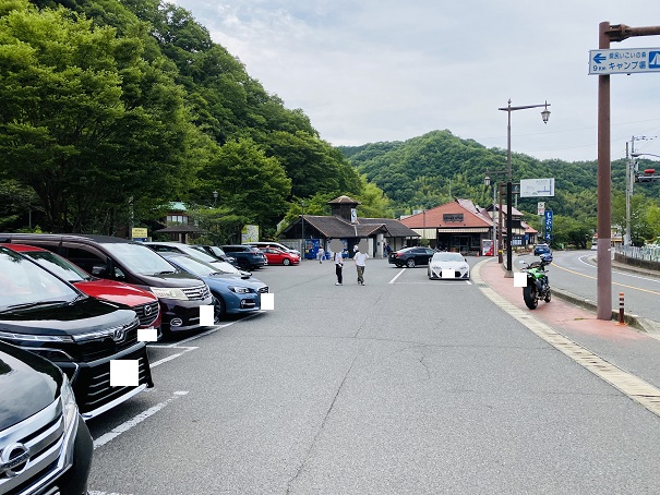 道の駅しおのえ　駐車場