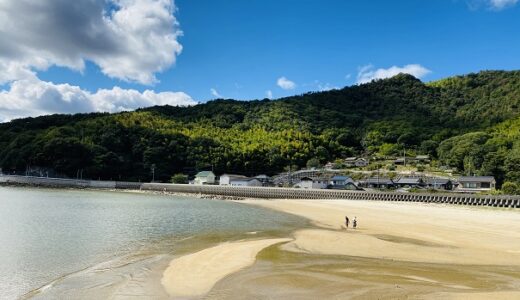 沙美海水浴場と海岸 マテ貝の潮干狩り 日本の渚百選 倉敷市