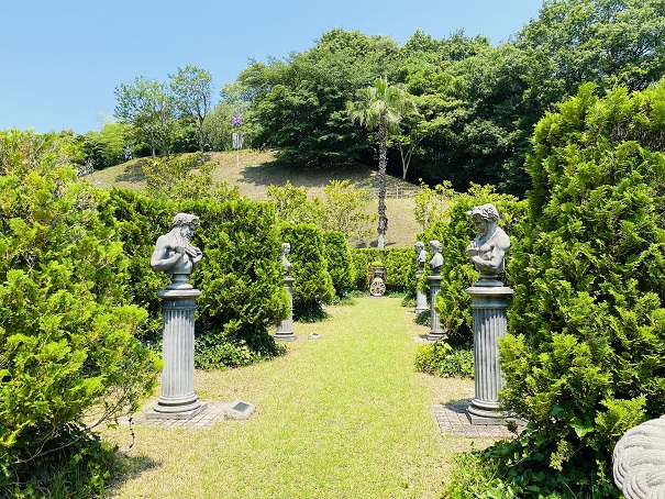 深山イギリス庭園　彫刻
