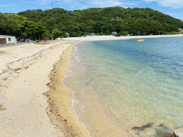 田井浜海水浴場　きれいな海