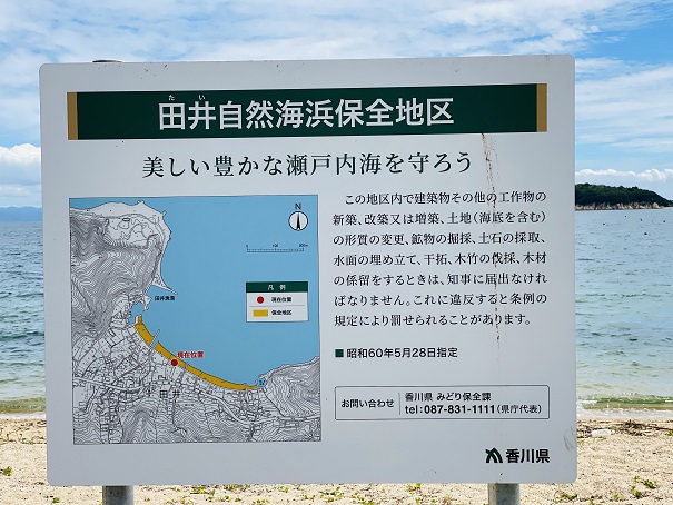 田井自然海浜保全地区