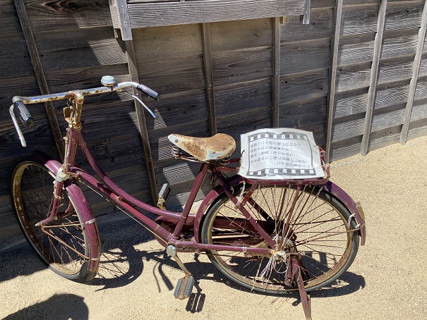二十四の瞳映画村　大石先生の自転車