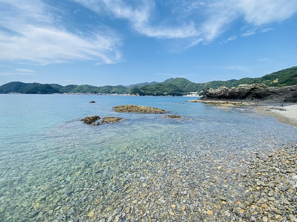 須ノ川海岸　玉の浜石