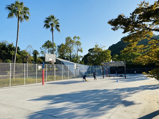 黒島海浜公園　バスケットゴール