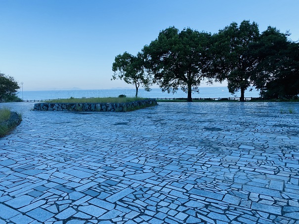 黒島海浜公園　石畳の広場