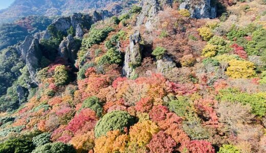 寒霞渓ロープウェイ 感動的な紅葉や新緑 奇岩 渓谷美の絶景