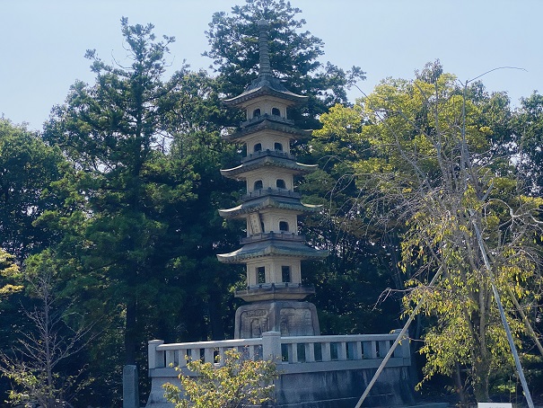 屋島寺　五重石塔