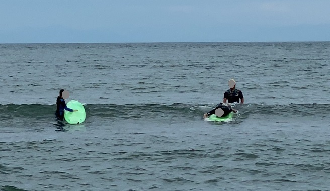 パドリングサーフィン体験