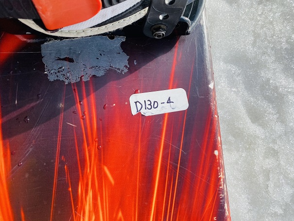 いぶきの里スキー場　レンタルスノーボード番号