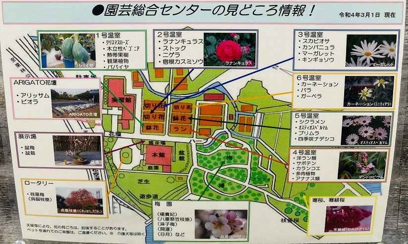 香川県園芸総合センター　案内図