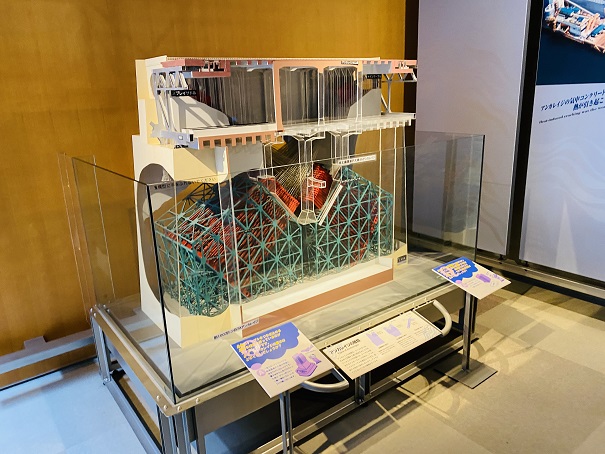 瀬戸大橋記念館　アンカレイジの模型