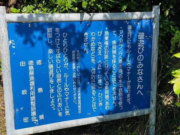 田井ノ浜海水浴場　注意事項